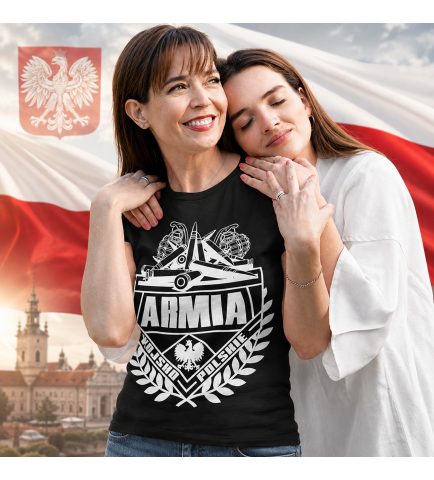 Koszulka damska- ARMIA (BIAŁY)